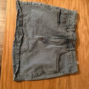 Denim Mini Skirt